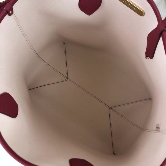 Michael Kors large tote bag leather red - Picture 5 of 8